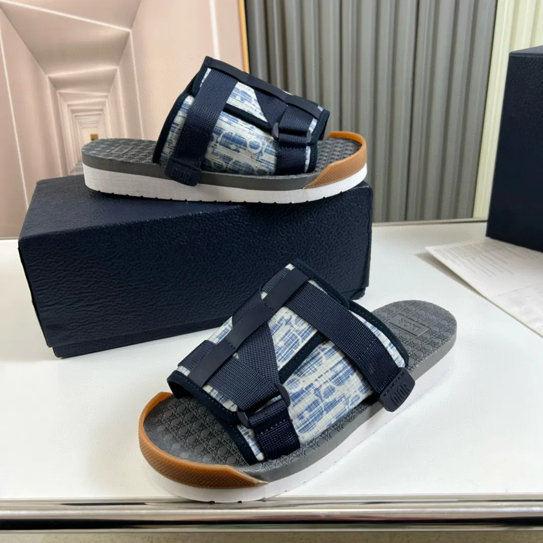 Factory price: 280💰 Dior men's counters are selling sandals at the same time ✔️Imported brand printing/selected high-quality calfskin, highlighting high-end elegance, exquisite workmanship, soles: original soles specially provided by the original factory, hot-selling physical products🔥Normal size: 38-44, customized 45